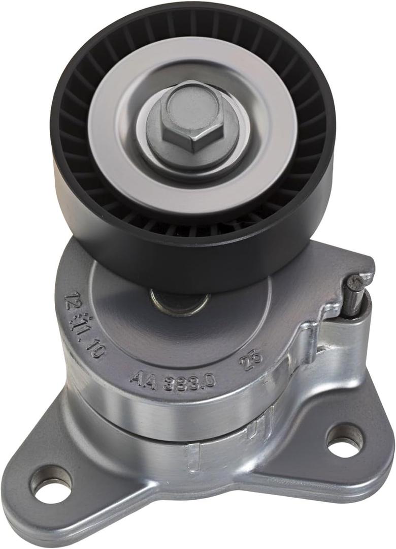 AUQDD 39053 Belt Tensioner and Pulley Assembly (2.4L L4)Fit For 11-14 Chrysler 200/07-10 Sebring /08-14 Dodge Avenger /07-12 Caliber /09-20 Journey /07-17 Jeep Compass Patriot /08-12 Mitsubishi Lancer