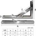 Storystore Folding Shelf Brackets - 10 Inch Heavy Duty Stainless Steel Collapsible Shelf Bracket for Bench Table, Space Saving DIY Bracket (4PCS)
