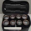 T3 - Volumizing Hot Rollers LUXE | Premium Hair Curler Set for Long Lasting Volume, Body & Shine | Set of 8-4 XL (1.75") & 4 Large (1.5)