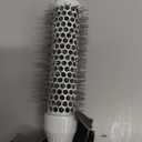 Round Brush for Blow Drying - Extra Small Ceramic Thermal Ionic Roller Brush for Sleek, Salon Blowout - Lightweight Round Hair Brush for Precise Styling and Manageable Hair (Bristle 1.7in, Barrel 1in)