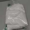 White Sheer Linen Curtains 96 Inch Length for Living Room 2 Panel Set Back Tab Opaque Draperies Linen Light Filtering Curtain for Bedroom Floor Length Crisp Vintage Beach Country 8 FT 52x96 Inch