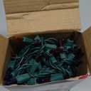 Warm Multi Color Christmas Lights - 20 ft String of 105 Incandescent Mini Bulbs Multifunctional Lighting Modes, for Decorative, Bedroom, Outdoor, Xmas Twinkle Tree Lights with Green Wire Total 21.6 ft