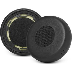 Gvoears Evolve 75 Ear Pads Replacement Ear Cushion for Jabra Evolve 75(75UC 75MS 75SE) with High Density Memory Foam