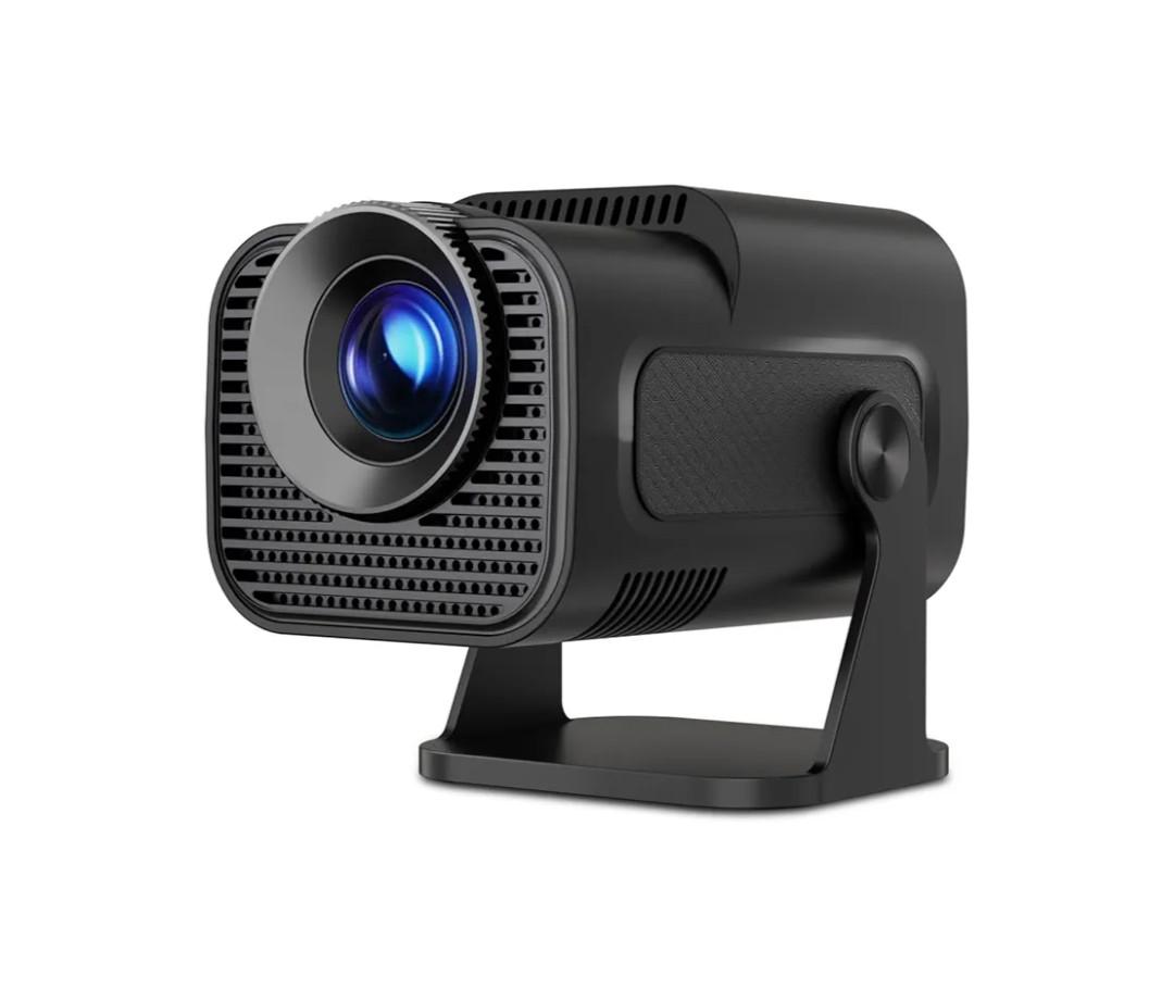 Mini Projector Portable with Android 11, Smart Projector Full HD 4K Support, Outdoor Projector WiFi6 BT5.0 and Bluetooth 300ANSI 12000Lumens, 180°Rotatable Projector for Phone/Laptop/TV Stick