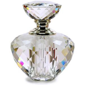 Extremely Transparent Empty Crystal Perfume Bottle Refillable Glass Contianer 12ml