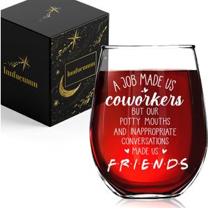 Coworker Leaving Gifts Wine Glass for Women Men, 1 Ounces