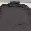 Men's Slim Fit Turtleneck Shirt, Black, Size XL