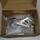 12pcs 4040 45/135 Degree Corner Bracket Connector 4040 Extrusion Hardware T-Slot V-Slot Accessories with Screws and Nuts for 4040 Extrusion Angle 3D Printer Framing Accessories Silver