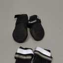 QUMY Dog Shoes for Large Dogs, Medium Dog Boots & Paw Protectors for Winter Snowy Day, Summer Hot Pavement, Water-Resistant in Rainy Weather, Outdoor Walking, Indoor Hardfloors Skid-Resistant Sole (Size 3: 2.0''x2.5''(W*L) (Pack of 4))