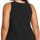 Eddie Bauer Women's Women's Plus Departure Crew Neck Tank (Black, XXL)