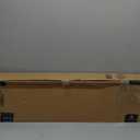 JQK Bath Towel Bar Free Standing Black, 30 Inch Stand Double Towel Rack Holder Shelf for Bathroom Floor, Matte Black, BTH120L30-PB