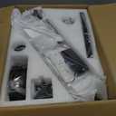 36 Inch Solid Wood Ceiling Fan with Remote,Ceiling Fan no Light,6 Speeds,Noiseless,Reversible DC Motor,Modern Ceiling Fans without Lights for Living Room Bedroom Farmhouse,Patios (Dark walnut & Black)