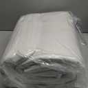 YOUR MOON 100% Organic Wool Mattress Topper Twin Size  2 Inch Thick Pillow Top Mattress Pad, 700GSM Natural Wool Filling, Back Pain Relief Bed Topper with Cotton Cover-16'' Depth, 39"x75" (White)