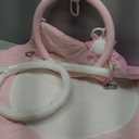 3-in-1 Baby Play Mat, Baby Seats for Infants for Sitting Up, Tummy Time Mat with 5 Detachable Toys, Activity Gym & Playmats for Babies 0-6 6-12 Months, Newborn Babies Shower Gifts (Pink)