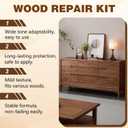 NuGrain Wood Repair Kit, Professional Wood Floor Scratch Repair, Floor Cover Nicks and Scratches, Hides Minor Defects, Restore a Finish for Wood (1 Pack)