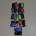 9 Pack Led Safety Light, Safety Light, High Visibility Strobe Running Lights Used for Bicycle, Walking Etc. Clip-On Running Lights Clip to Clothes Strap to Wrist, Bike Or Anywhere(Red/Blue/Green)