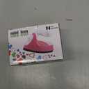 Honoson Mini Craft Iron Mini Heat Press Small Iron 3.93 x 2.36 x 2.76 in Portable Handy Tiny Flatiron with Charging Base Accessory for Fuse Bead Patch DIY Heat Transfer Vinyl(Purple)