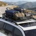 46" x 36" Roof Rack Basket with Net, 200 Lbs Capacity Cargo Rack