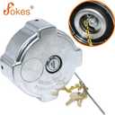 03-37017-002 Aluminum Locking Diesel Fuel Cap 3 In 1/4 Fit for 1996-2022 Freightliner 108SD 114SD 122SD Argosy Cascadia Columbia Century Coronado. # 572.1018, 600149, 03-37017-002