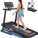 THERUN Treadmill with Incline, Incline Treadmill, Brushless Motorized Treadmills for Quiet Running