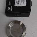 Stainless Steel 58mm Dosing Funnel and Espresso Puck Screen Set For 58 mm Portafilter (Silver)