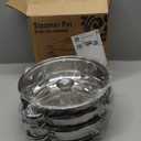 Steamer for Cooking, 5.0 Quarts Stainless Steel Steamer Pot, 3Tier Food Steam Pots with Lid for Cooking Vegetables, Seafood, Soups, Stews and Pasta