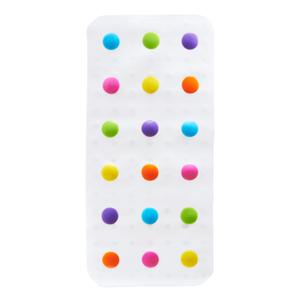 Munchkin® Dots™ Bath Mat for Kids, Multicolored, 30.5x14.25 Inch Munchkin® Dots™ Bath Mat for Kids, Multicolored, 30.5x14.25 Inch