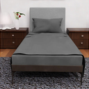 Twin XL Sheet Sets - 3 Pcs Set - Fade Resistant Double Brushed Microfiber Deep Pocket Sheets, Cooling Sheets, Dark Grey