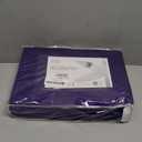 Hotel Sheets Direct 4 Piece Bed Sheet Set Queen Size, 100% Viscose Derived from Bamboo Sheets Set with 2 Pillowcases, Cooling & Breathable Luxury Bedding, Moisture-Wicking & Silky Soft Texture, Purple