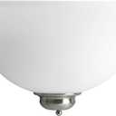 Progress Lighting P7153-09W Wall Sconces, Brushed Nickel