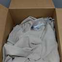 Pinch Pleated Linen Curtains 108 Inches Long for Living Room 2 Panels Set Greyish Beige Flax Double Pleated Drapes Back Tab Farmhouse Ceiling Floor 108 Inch Window Curtains Bedroom Burlywood Birch