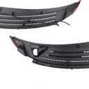Upgraded Outer Exterior Windshield Window Wiper Cowl Cover Panel Set 2pcs Compatible with Ford Lincoln 04-08 F-150 06-07 Mark LT Left and Right 2004 2005 2006 2007 2008