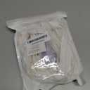 Leekayer #5 White Nylon Coil Sewing Zippers by The Yard Bulk 10 Yards with 25pcs White Sliders for DIY Tailor Sewing Craft,Luggage,Dress,Sofa Cushion, Pillow, Bag(White) (5#-with same color Pull)