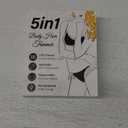 Bikini Trimmer for Women,5-in-1 Electric Razors for Women, Electric Shaver for Women's,IPX7 Waterproof Trimmer for Men Legs, with 5 Replaceable Blade Heads,USB Recharge Dock White