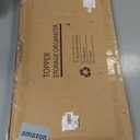 No-Installation HDPE Washer Dryer Countertop Washer and Dryer Topper Covers for The Top Laundry Countertop Laundry Room Organization No Water Leakage,Black