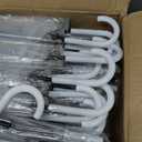 60 Pack Clear Wedding Umbrellas Bulk Transparent Auto Open Stick Umbrellas Windproof Waterproof Large Canopy Umbrella with White European J Hook Handle for Wedding Bride Groom Photography Golf Outdoor