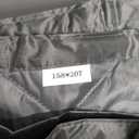 Magnetic Thermal Insulated Door Curtain Fit 74"x80" Door, Curtain Itself Size 76"x81", Thicken Made of Oxford and Cotton Insulated Cover for Winter Sliding, Patio, Grey, Minimalism (Gray)