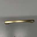 10 Pack 4 Inch(102mm) Kitchen Cabinet Handles Brushed Gold Cabinet Pulls Kitchen Cabinet Hardware Drawer Pulls for Dresser Cupboard Wardrobe (4"/102MM Hole Center)
