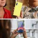 E Segoi Shockproof Designed for Samsung Galaxy Note 10 Plus Case 6.8inch Shockproof and Scratch-Resistant [2.0mm] Slim Fit Flexible Soft TPU Cover Galaxy Note10+ (Yellow)