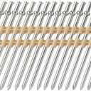 Metabo HPT Collated Duplex Nails | 2-1/4 Inch x .131 | 21 Degree | Smooth Shank | Full Round Head | Bright Basic | 50214-6D
