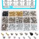 480PCS M.2 Screws Motherboard Standoffs Screws Computer Screws Assortment Kit, NVMe Screws M.2 SSD Mounting Screws for Motherboard, SSD, HDD Hard Drive, PC Fan, PC Case
