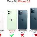 Lovmooful Compatible for iPhone 12 Case Cute Color Card Holder Design for Girls Women Soft TPU More Shockproof Protective Girly for iPhone 12 Case-Black