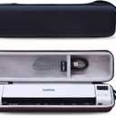 LTGEM Hard Case for Brother DS-640 / DS-740D / DS-940DW / DS-720D & Itari & HP Small USB & Canon imageFORMULA P-208II Document Scanner - Protective Carrying Storage Bag