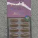 BTArtbox Press On Nails Almond - Medium Soft Gel Chrome Nails, Glue On Nails with Nail Glue, Reusable Stick On Nails in 15 Sizes - 30 Soft Gel Fake Nails Kit, Nuts Glazed