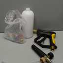 GDHXW X-887 High Pressure Washer Gun with Foam Cannon 2 Adapter 7 Pressure Washer Nozzles,for Car Washing
