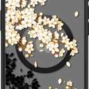 FUNMIKO for iPhone 16e Case Wireless Charging & Military-Grade Protection - Trendy Pattern Design for Women Girls, Matte Non-Slip Phone Cover with Shockproof Corners - Elegant Blossom Motif
