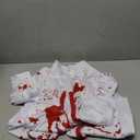 Zhanmai Halloween Zombie Bloody Nurse Costumes Ladies Horror Nurse Costume Bloody for Halloween Party , M