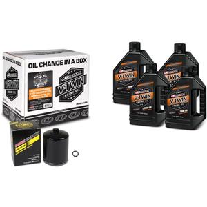 V-Twin Quick Change Kit Mineral w/Chrome Filter, Evo/Sportster