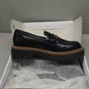 DREAM PAIRS Loafers for Women Platform Chunky Heel Slip On Loafers Business Office Casual Dressy Loafer Shoes (6, Black-pu)