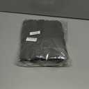 Large Canvas Tote Bag with Multi-Pockets Extra Big Shopping Beach Totes Bags Reusable Grocery Bag (Grey)